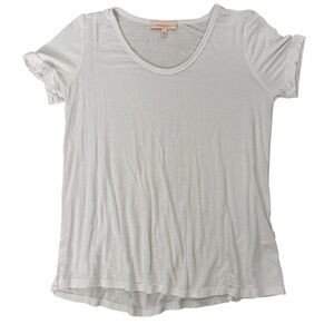 Hailey & CO Women's White Short Sleeve Top, Size XS